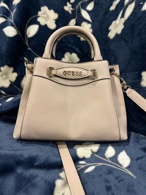 Guess Mini Top-Handle Bag in Light Pink